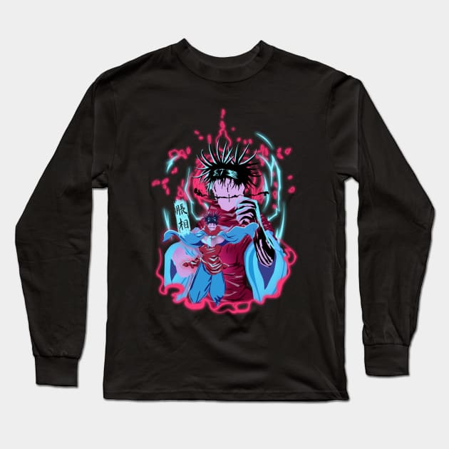 cursed womb death painting kamo Long Sleeve T-Shirt by Afire